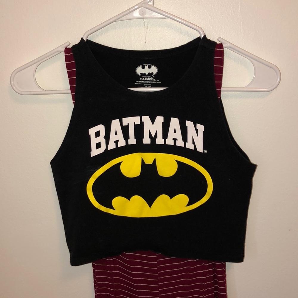Batman crop tank